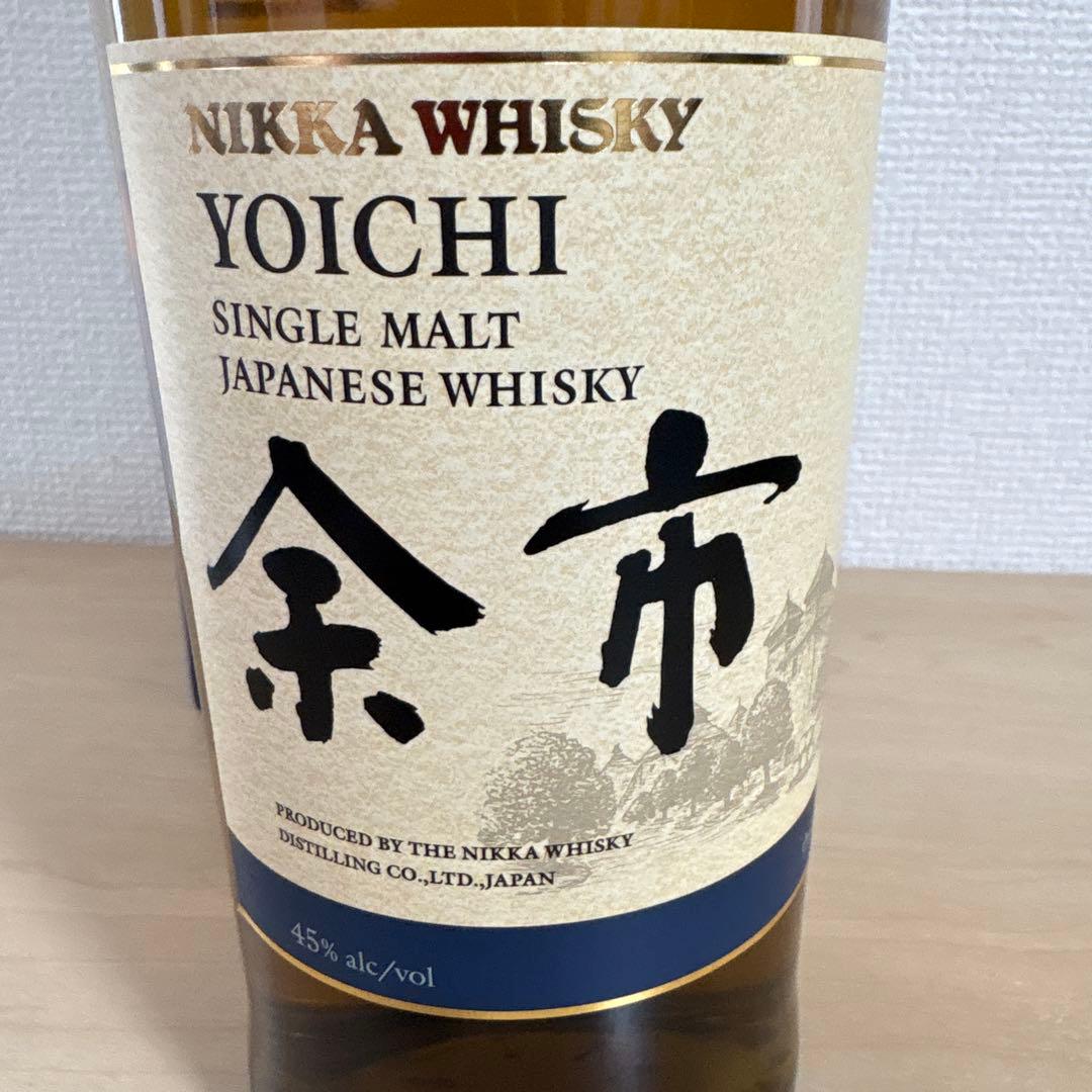 ニッカウヰスキー シングルモルト余市　700ml 箱あり