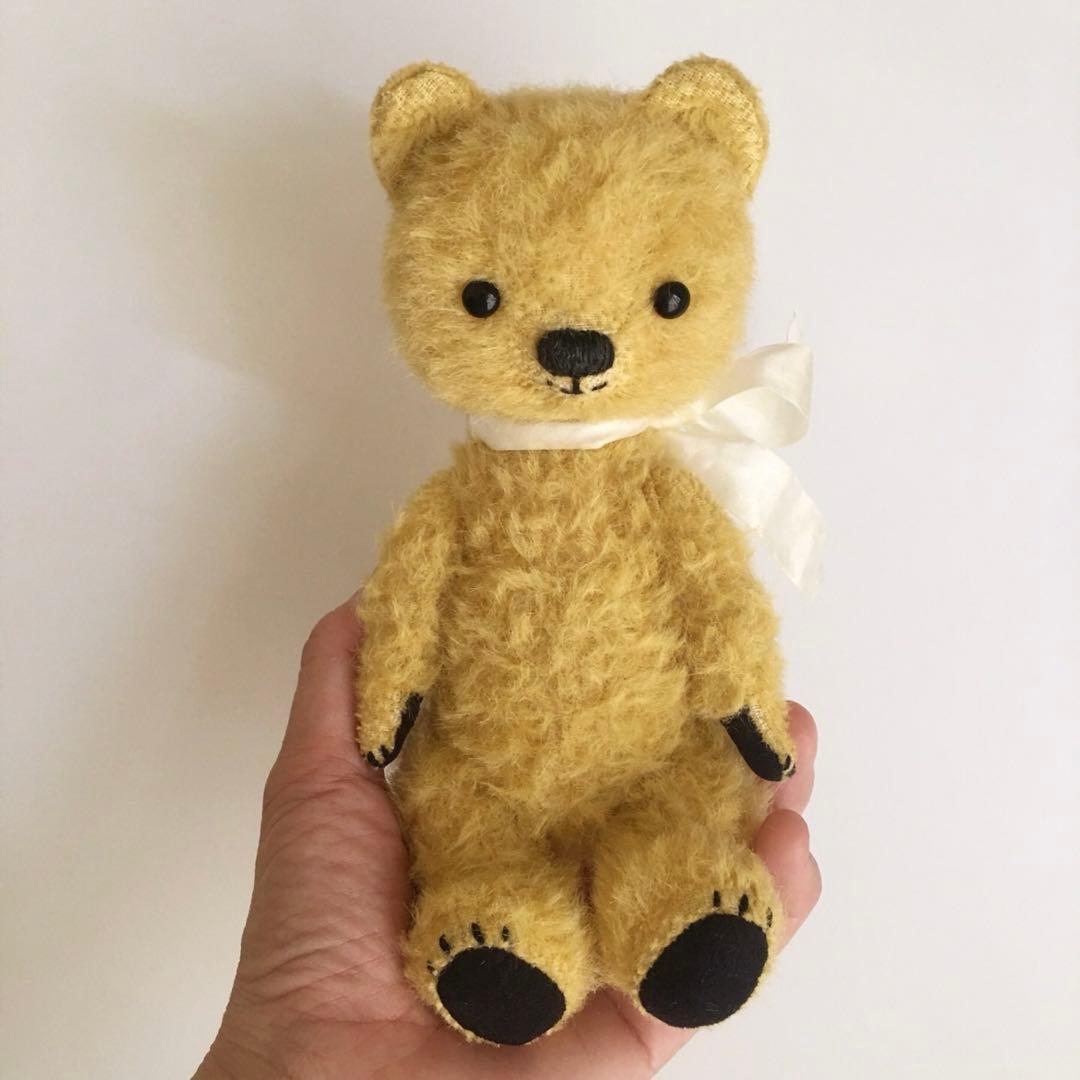 黒い足ちゃん くま テディベア 海外作家様 ハンドメイド アーティストベア