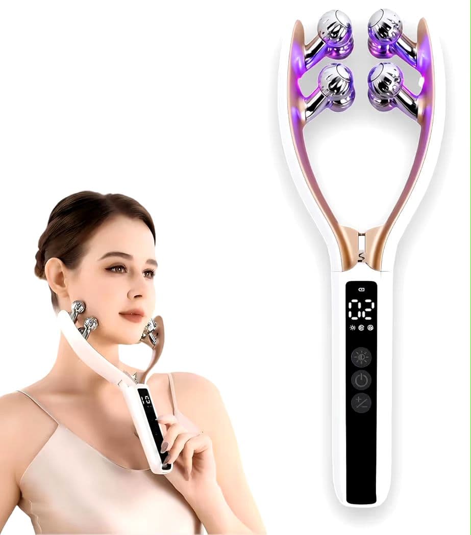 EMS美顔器 美顔ローラー 小顔 フェイス＆ボディー用 RF Type-C充電