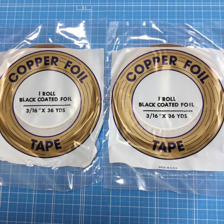 カパーテープ　3/16 Blackの合計2本　新品未使用品　匿名配送