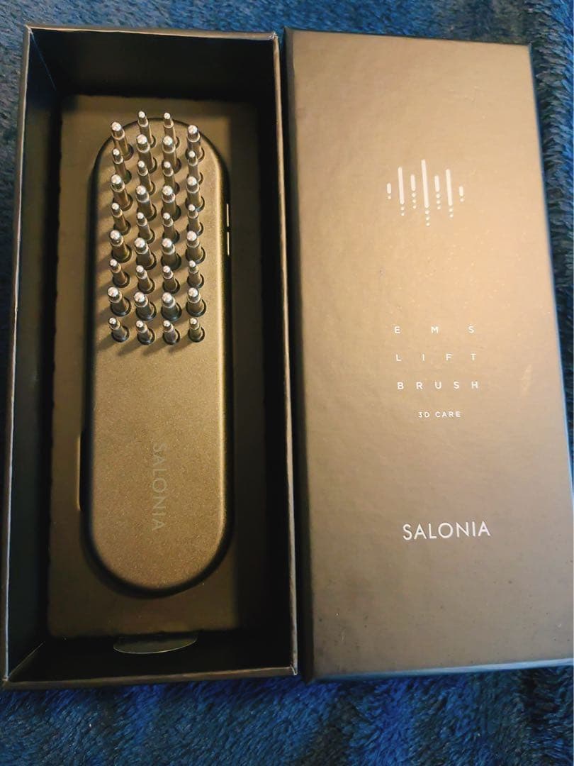 SALONIA EMS LEFT BRUSH 3D CARE ブラック