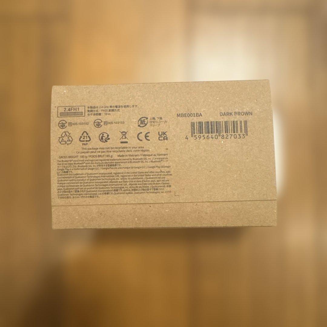 【新品未開封】nwm オープンイヤー型 完全ワイヤレス 耳スピーカーMBE001