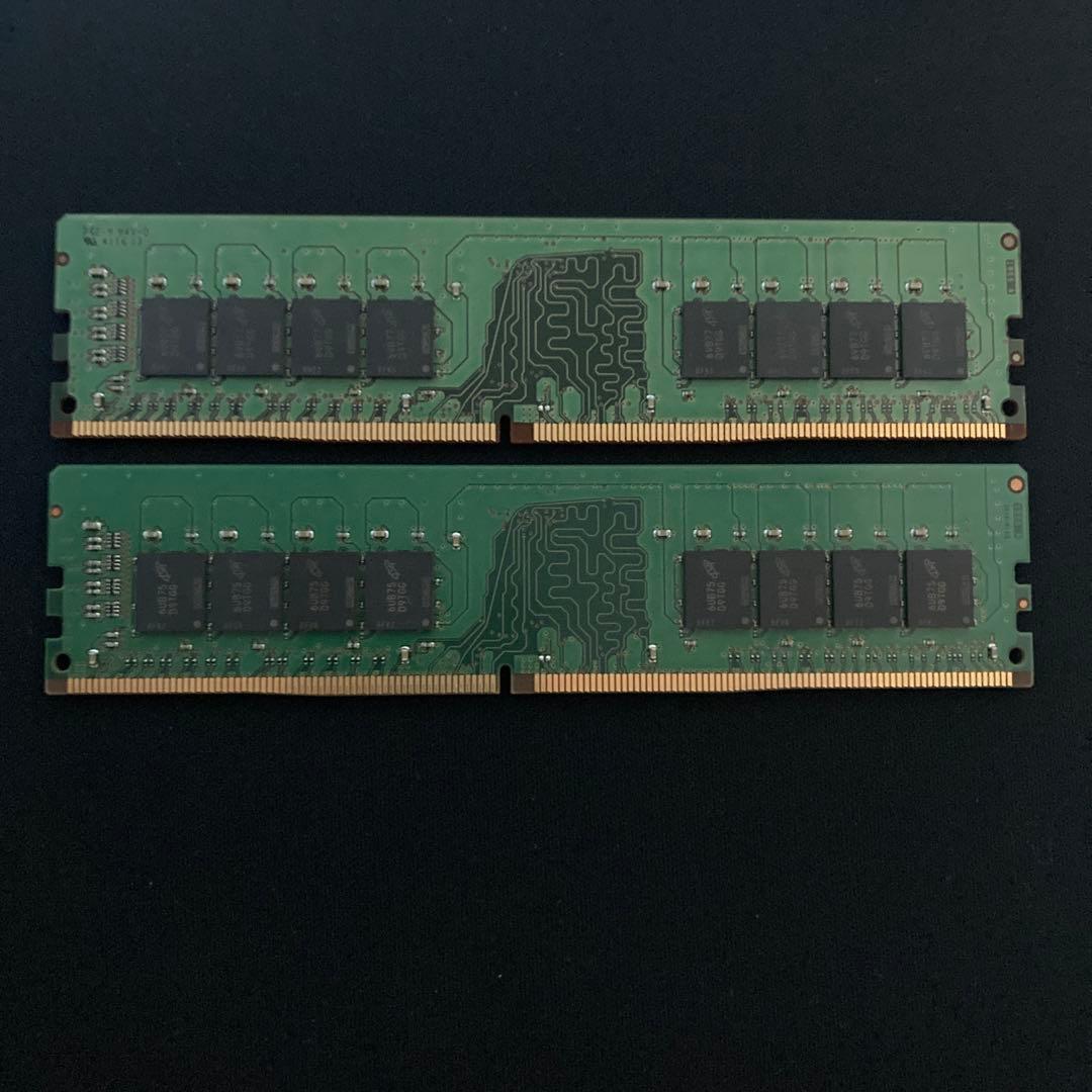 micron DDR4 2133P 8GB 2枚セット　③
