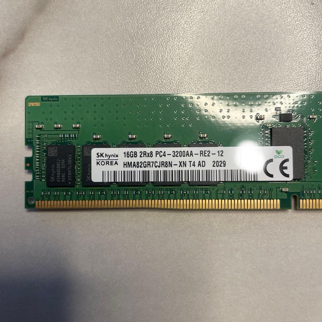 Hynix 16GB 2R×8 DDR4-3200R-RE2-12