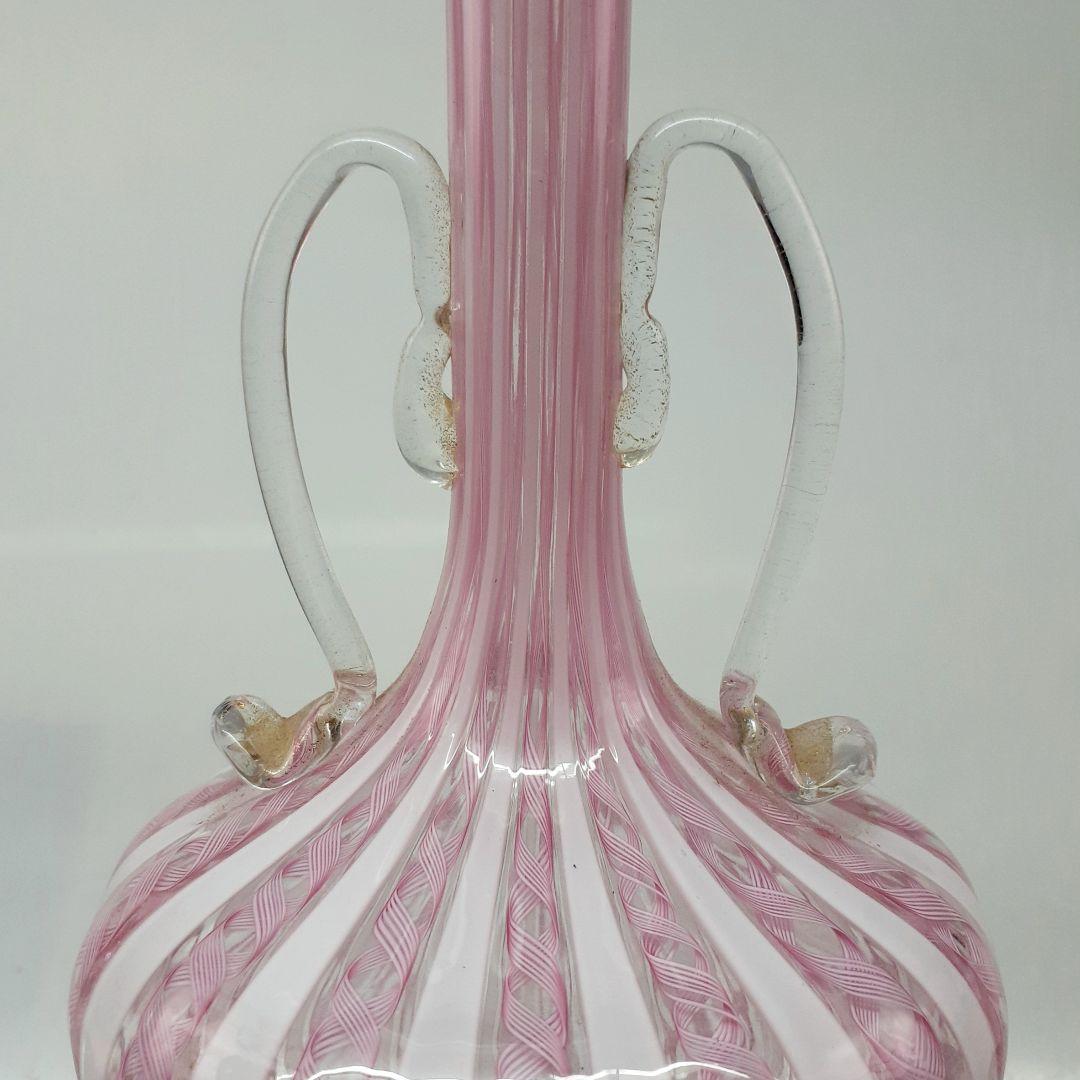 MURANO OPALINE FERRO ハイエナメル ハンドペイント 宝石箱