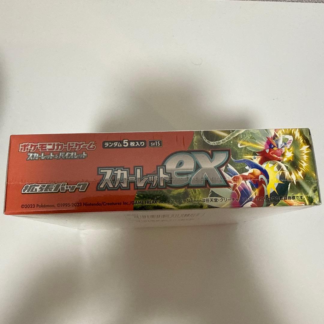 ポケモンカード　スカーレットex 新品未開封シュリンク付き　1box