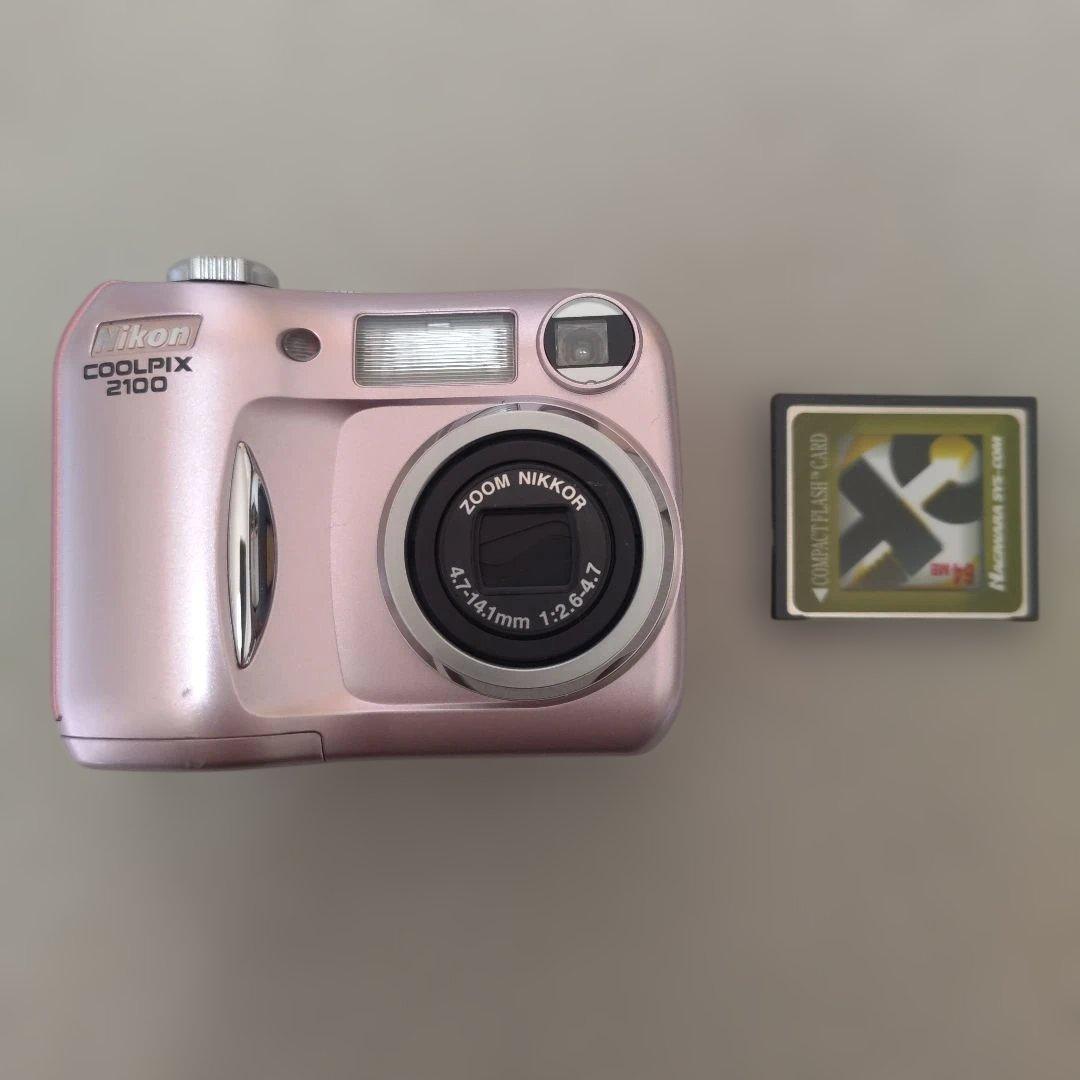Nikon COOLPIX 2100 ピンク　単三電池2本　動作品