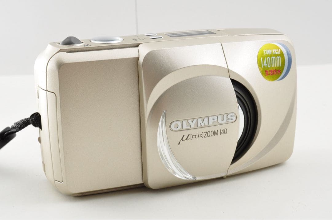 美品　OLYMPUS μ mju 140 ミュー フィルムカメラ