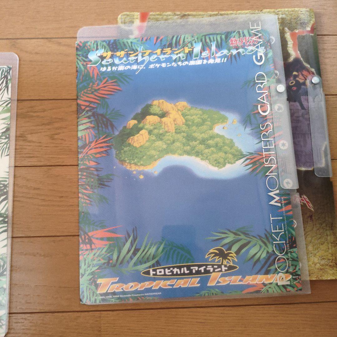 ポケモンカード　旧裏　トロピカルアイランド他　台紙？のみ※カードなし　希少レトロ
