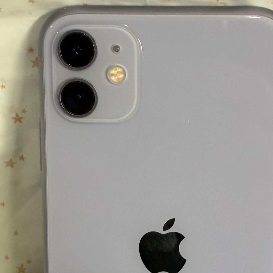 【極美品】Apple iPhone 11 パープル 64GB