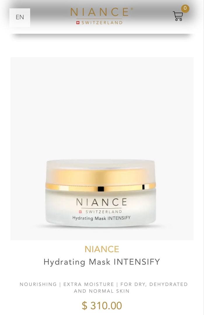 フェイスクリーム NIANCE スイス製品