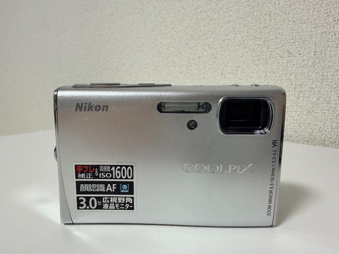 【基本動作確認済】Nikon COOLPIX S50 シルバー／付属＆カタログ付