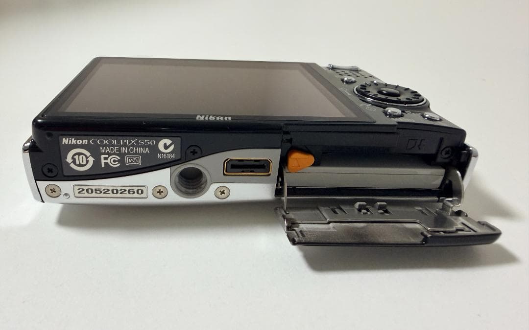 【基本動作確認済】Nikon COOLPIX S50 シルバー／付属＆カタログ付