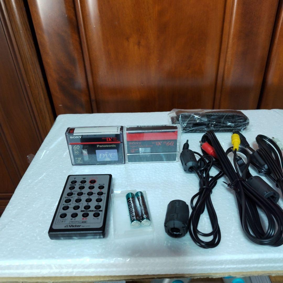 超美品　JVC デジタルビデオカメラ　 フルセット　デジタルテープ2本セット