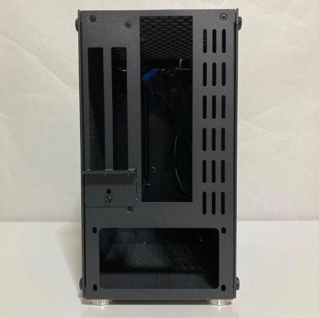 lfish T40 black mini itx PCケース ライザー付
