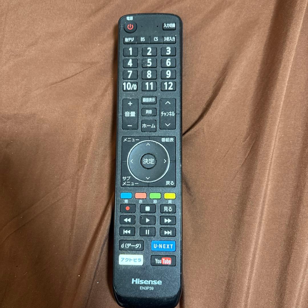 Hisense 液晶テレビ 32BK1 2020年製　リモコン付き