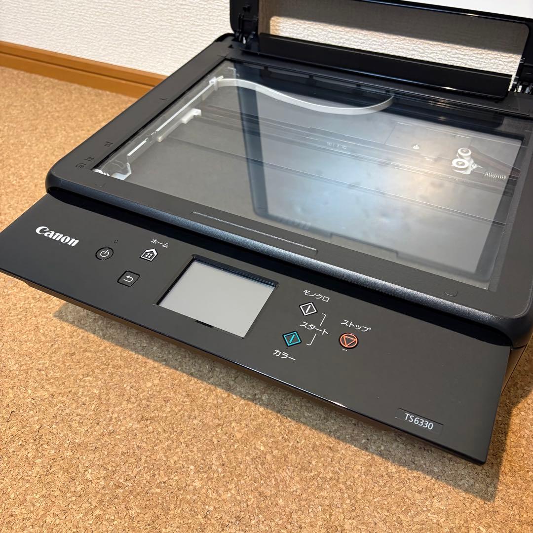 【美品】総印刷110枚！インク新品！Canon プリンター TS6330 BK