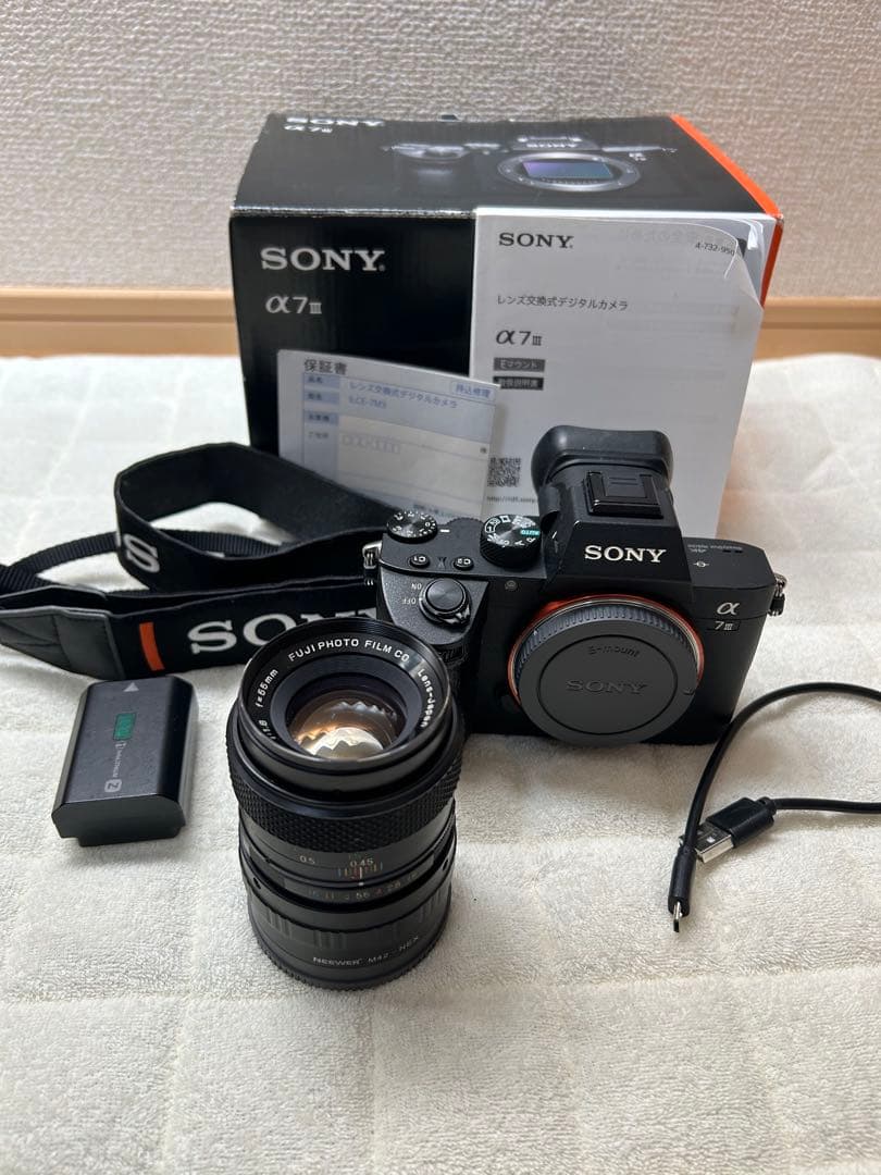 SONYILCE-7M3K α7Ⅲ フジノンレンズ55mm付き