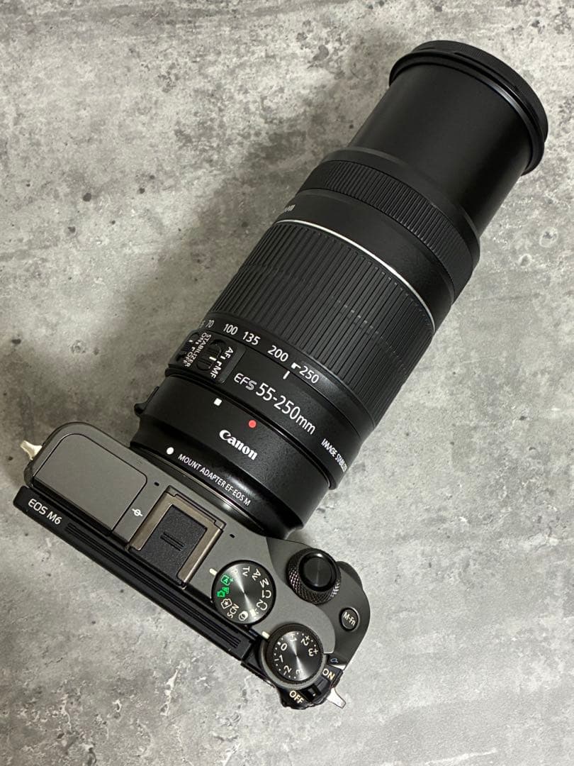 ⭐️美品⭐️Canon EFS 55-250 II & EF-EOS M アダプター