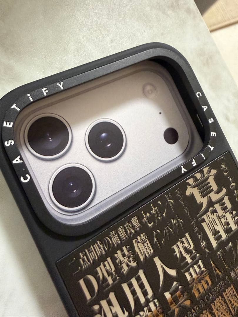 【ほぼ新品】casetify iPhone17pro用 エヴァコラボ