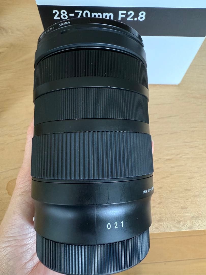 シグマ28-70mmF2.8Lマウン+CPLフィルター+保護フィルター3点