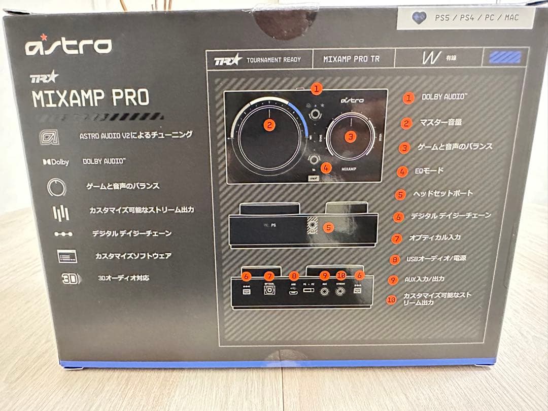 アストロゲーミングミックスアンプastro MIXAMP ブラック