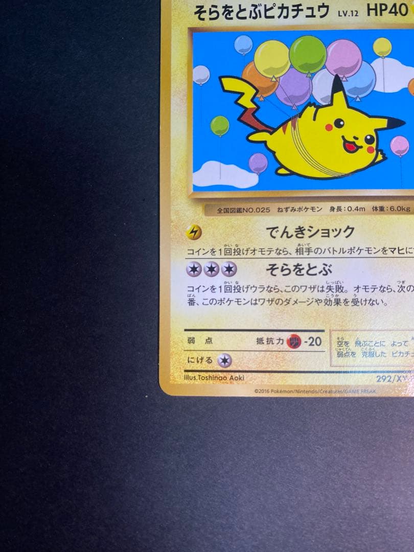 そらをとぶピカチュウ HP40 LV.12