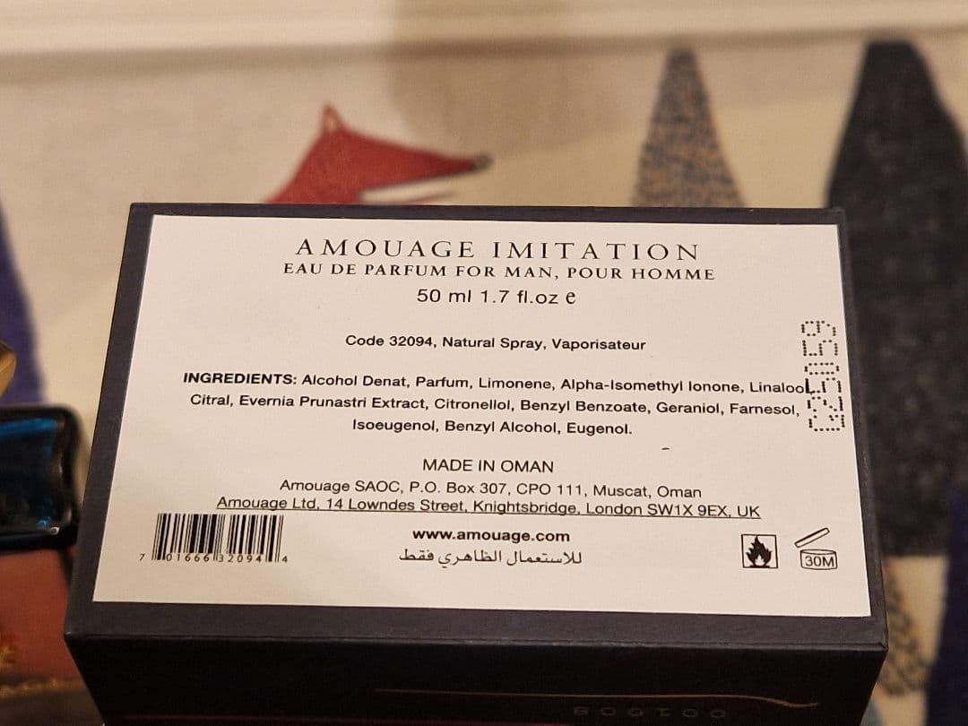 新品 Amouage Imitation Man 50ml レア物