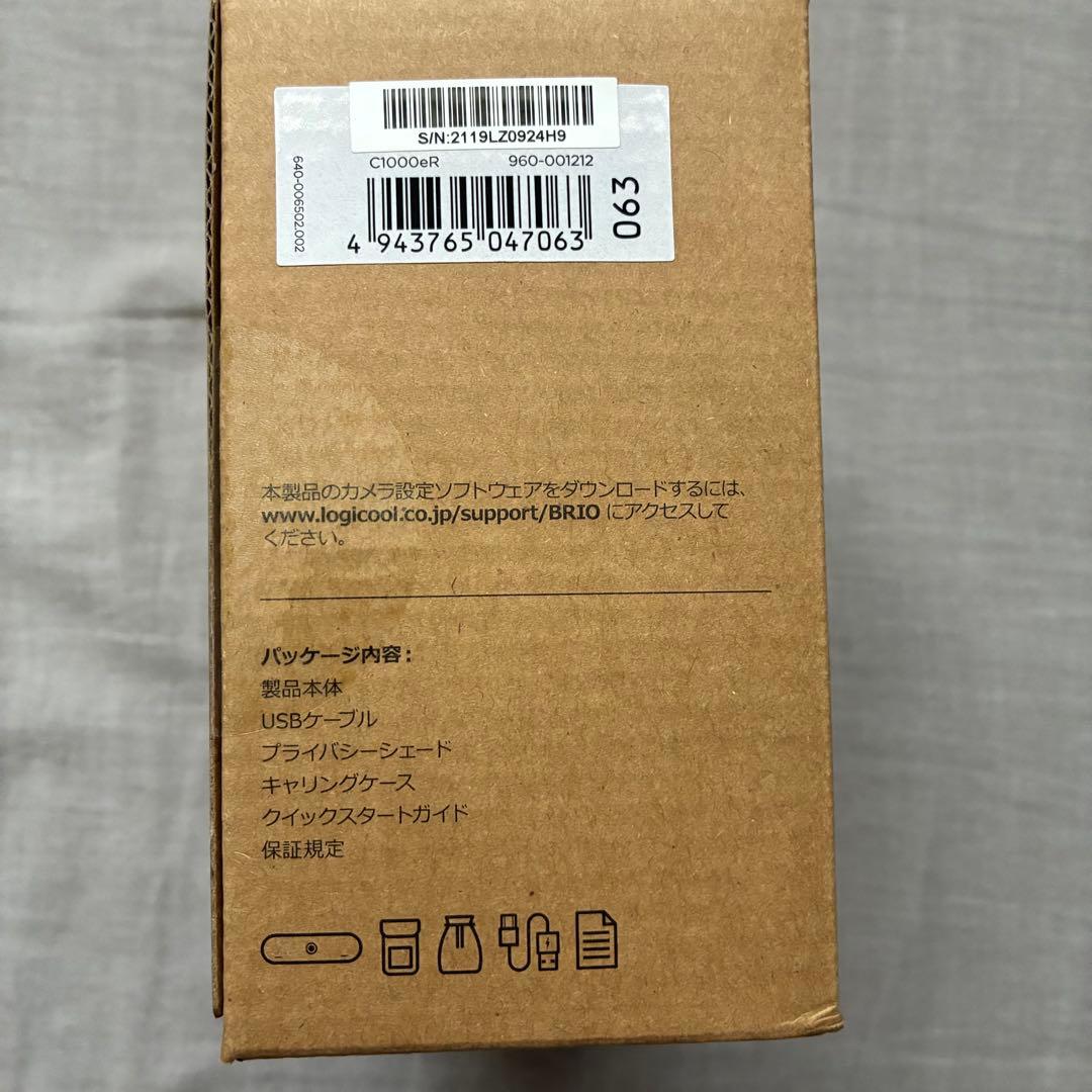 【新品未使用】logicool BRIO C1000eR 4K Webカメラ