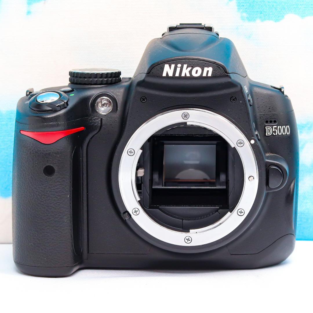 ニコン Nikon D5000 スマホに転送OK⭐️自撮り可⭐️ダブルレンズ