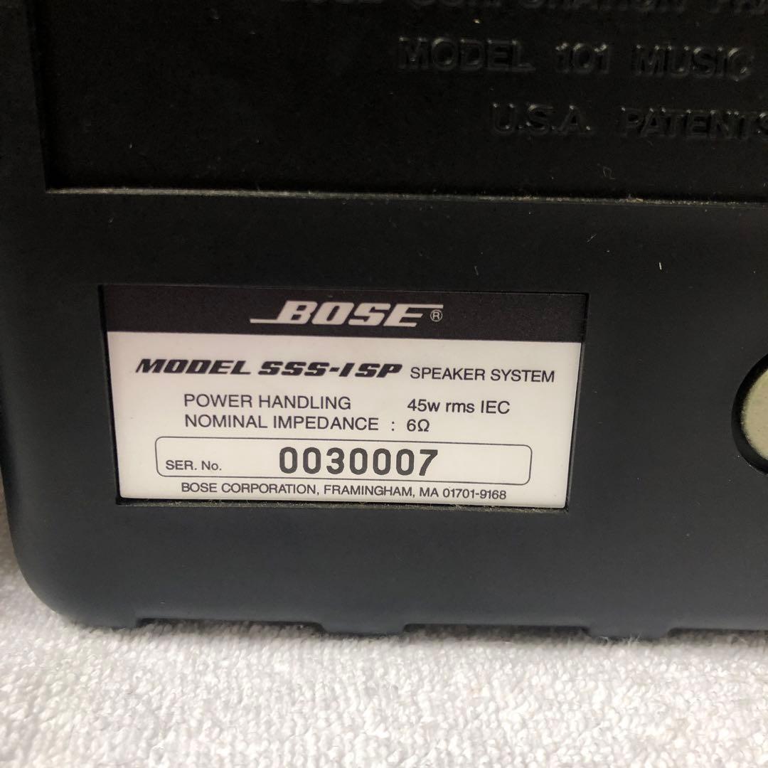 【美品】BOSE SSS-1SP 連番　スピーカー