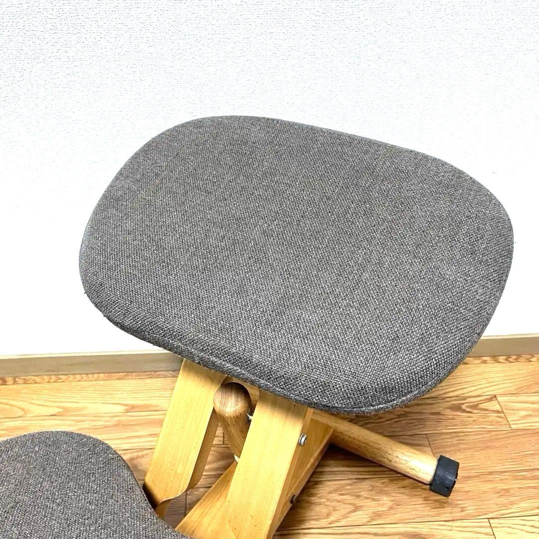 美品 宮武製作所 プロポーションチェア バランスチェア 補助クッション付き