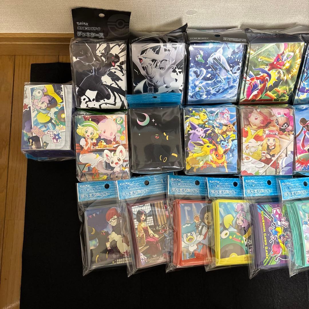 ポケモンカード　デッキシールド 10種　デッキケース 15種　まとめ売り