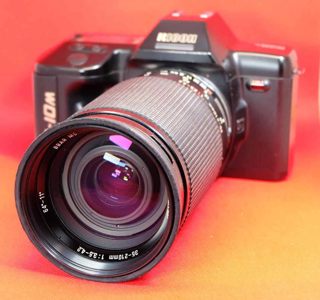 RICOH XR-10M フィルムカメラ、タムロン35-210mm、ストロボ