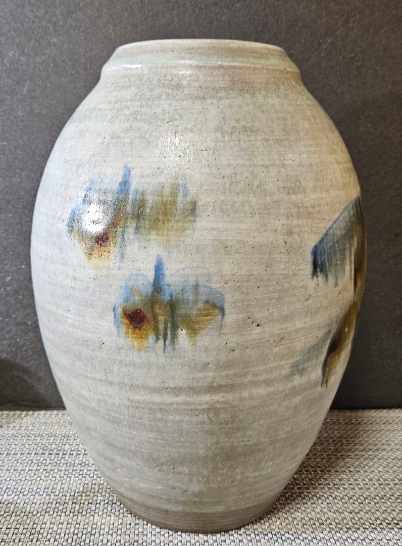 【専用ページ】【真作保証❗】文化勲章受章作家　 日本芸術院会員　楠部 彌弌 花瓶