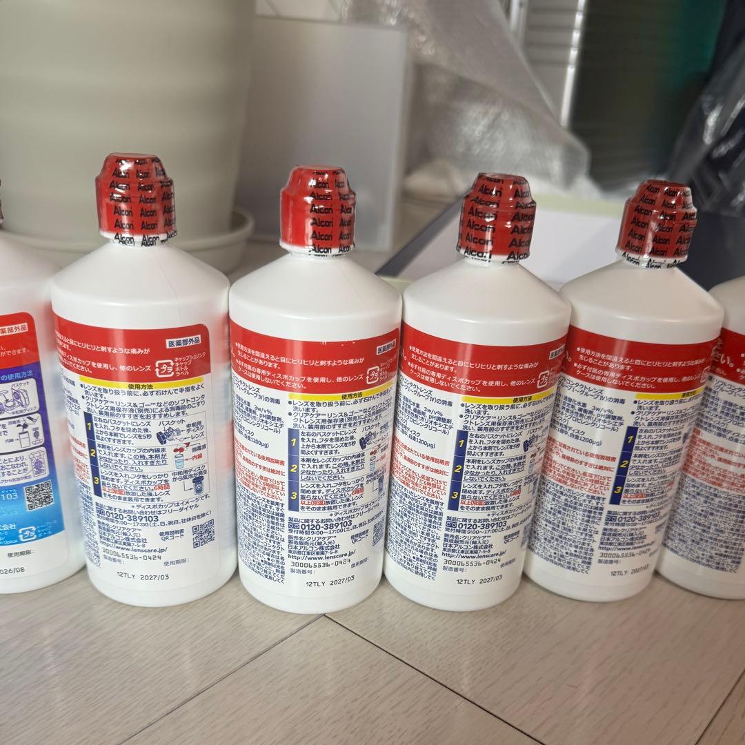 Alcon CLEAR CARE 360ml 10本と洗浄ケース10個セット