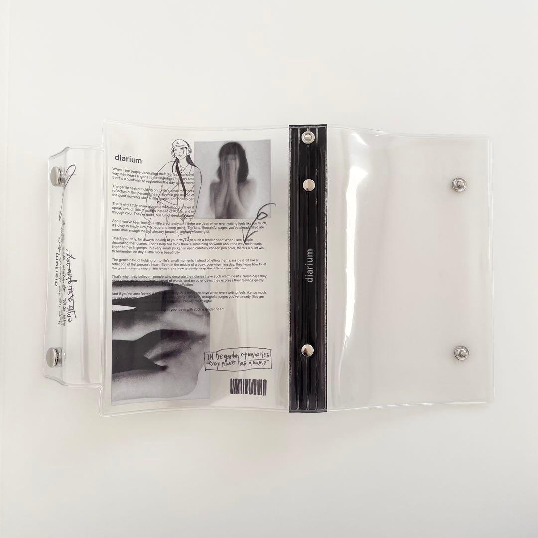 早い者勝　韓国　貯金　バインダー　カバー　A6 pvc diarium No.3