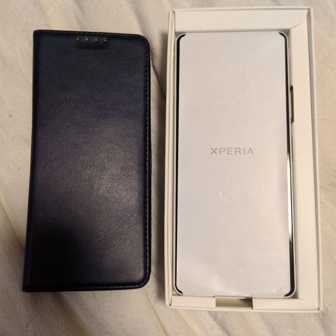Sony Xperia 10 IV 本体 【美品】手帳型カバー付き