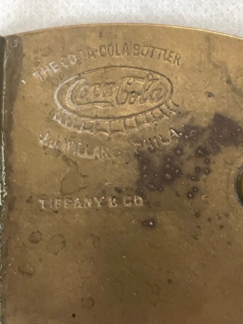 Coca-Cola Tiffany Studio ベルトバックル