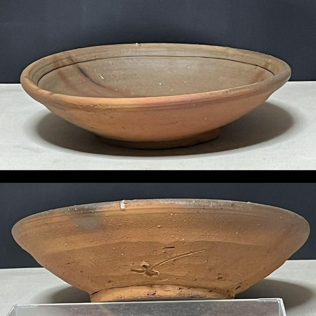 藤原啓 備前焼 緋襷 (ひだすき) 皿 共箱