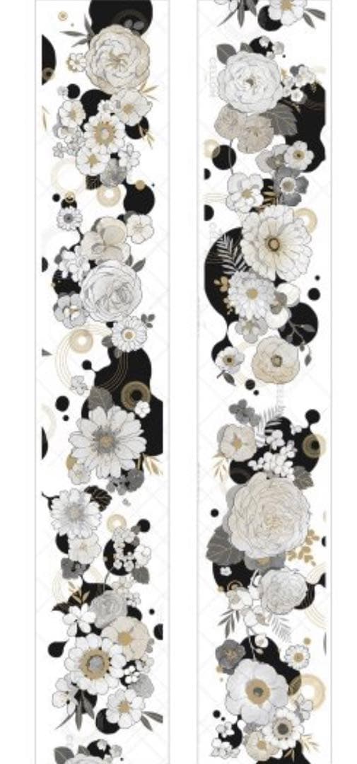 【K117】海外マスキングテープ　切り売り　お花　薔薇　コラージュ　装飾