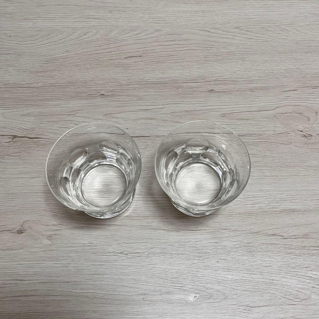 バカラ ロックグラス ペア 2客セット Baccarat 刻印あり クリスタル
