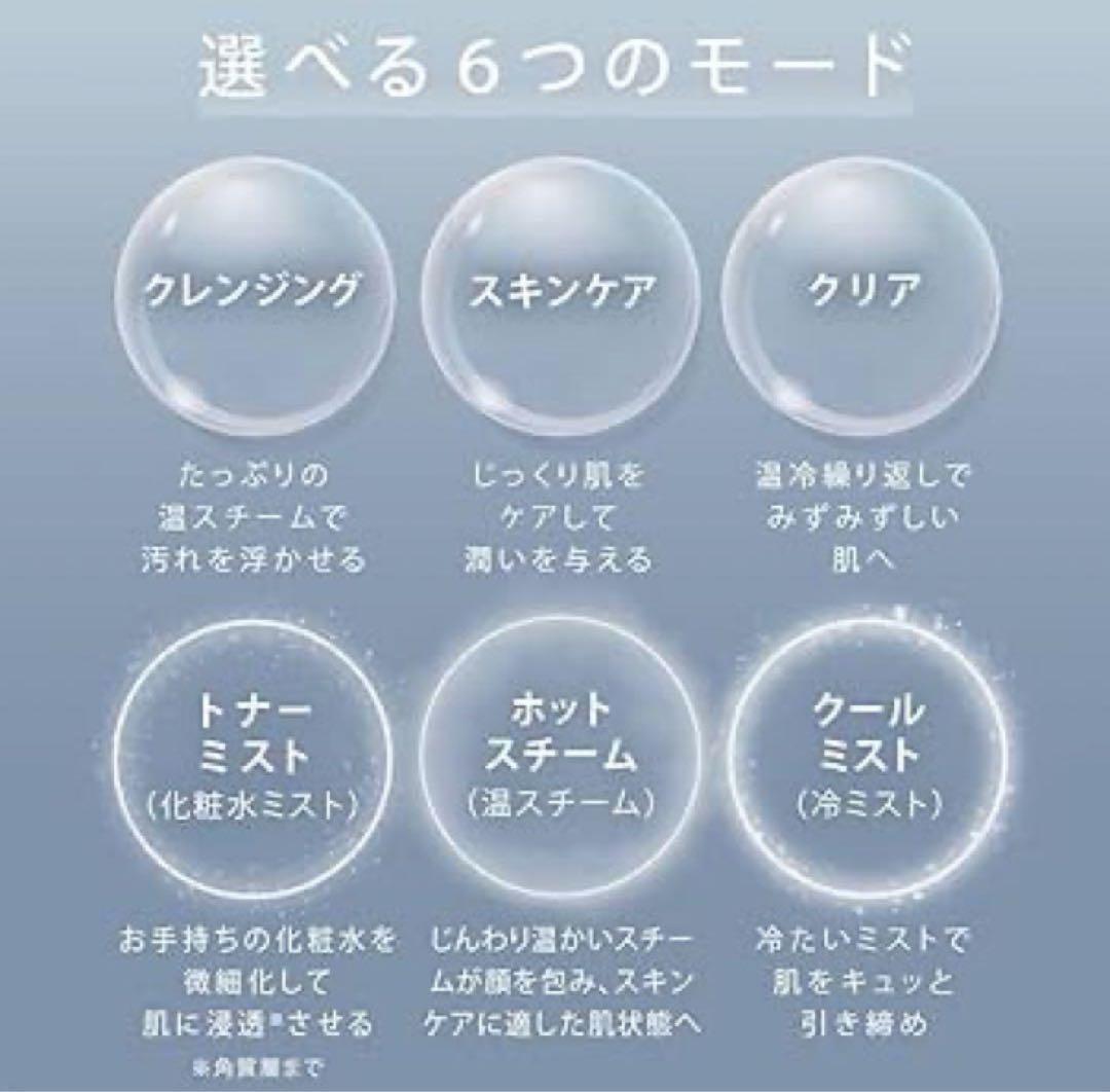 SALONIAサロニアピュアブライトスチーマー温冷ミスト美顔器MEGUMI美肌