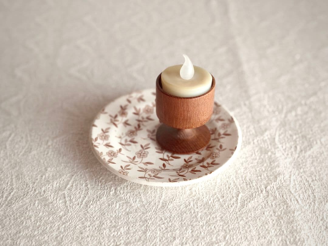 * vintage wood stand ❀ 木製 脚付き スタンド