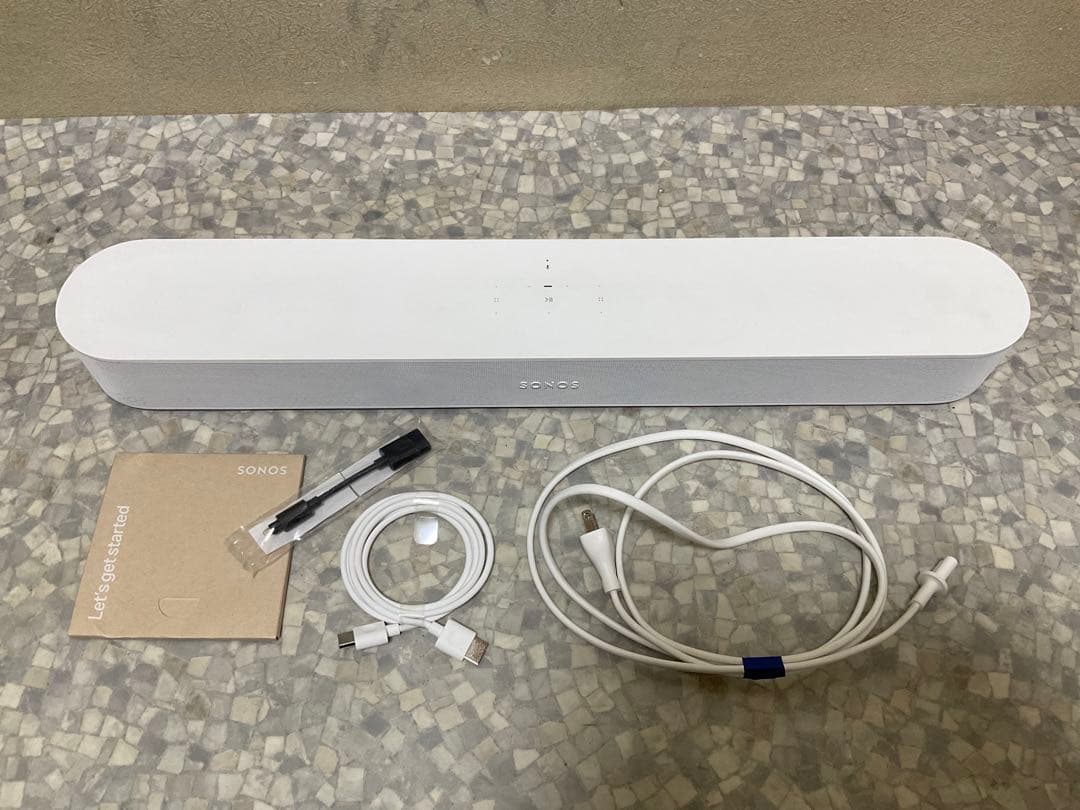 美品 Sonos Beam gen2 ホワイト サウンドバー