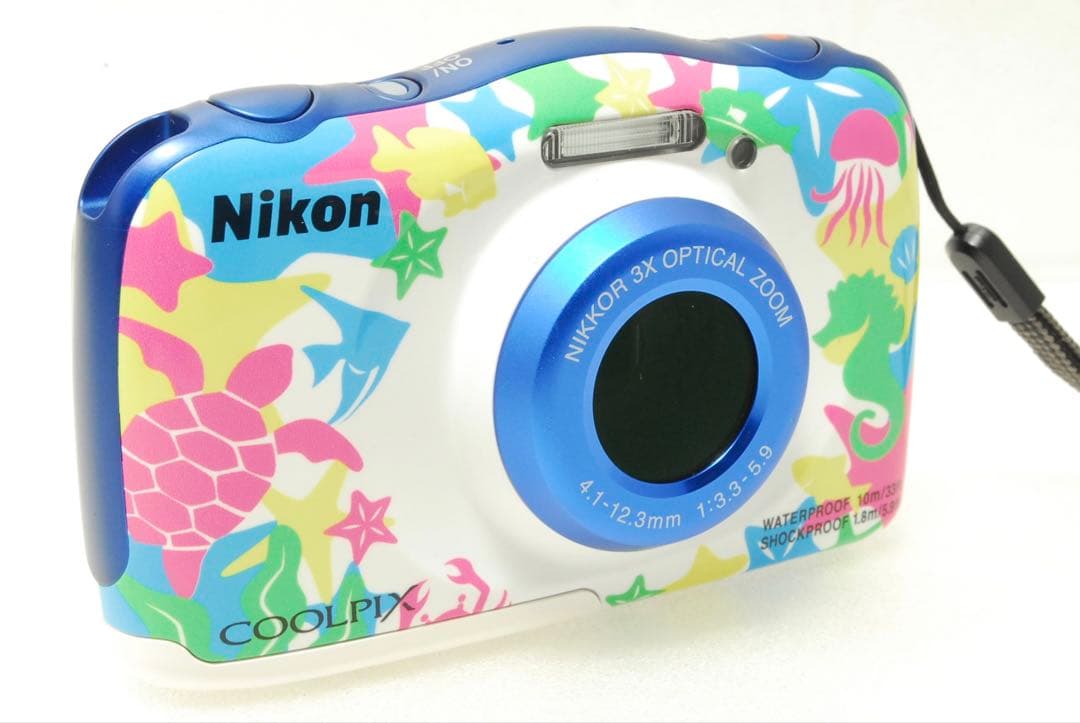 Nikon COOLPIX W100 ❤️スマホ転送 動作確認済 マリン ニコン