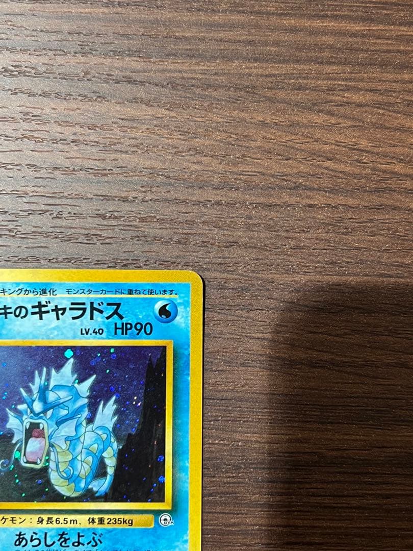 【美品】サカキのギャラドス 旧裏　ポケカ　ポケモンカード　ホロ　初期