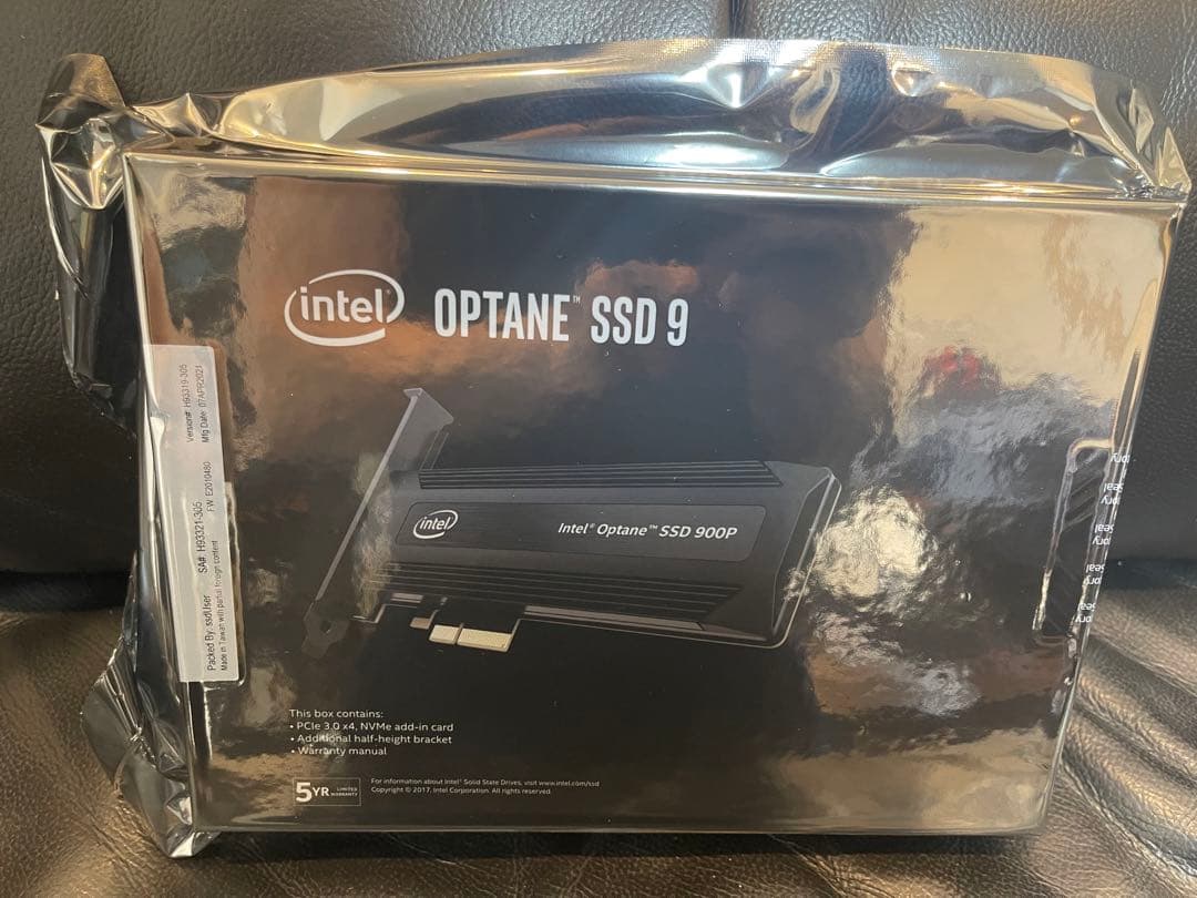 内蔵型SSD Intel Optane SSD 9 280GB
