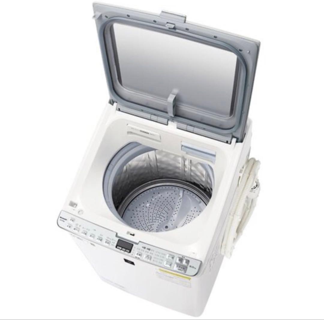 【22/10購入】【4/2発送】洗濯機 乾燥付 SHARP ES-PX8E-W