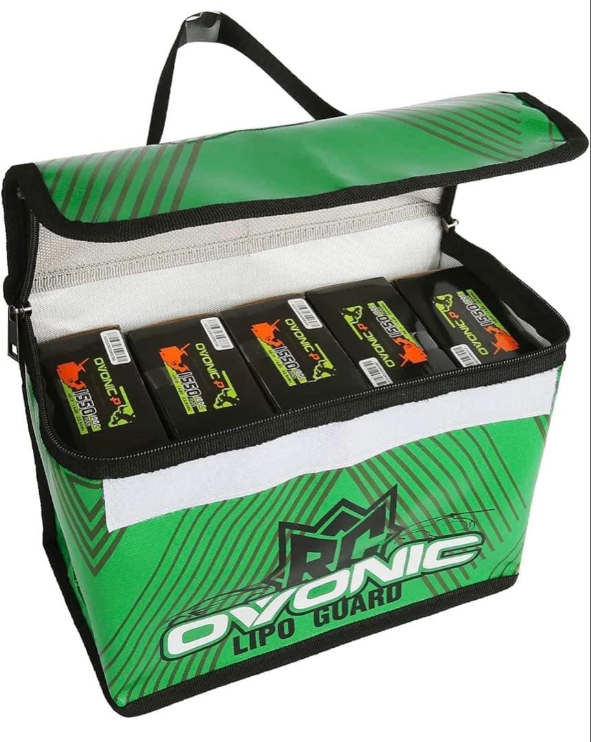 OVONIC リポバッテリーケース - 火災予防バッグ 耐火袋 セーフバッグ